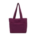 thumbnail image 2 of YiJuHui Large Tote Bag for Women, Waterproof Nylon Crossbody Shoulder Bag, Lightweight Casual Purse with Laptop Pocket, Spacious Work Commute Travel Everyday Carryall, 2 of 6