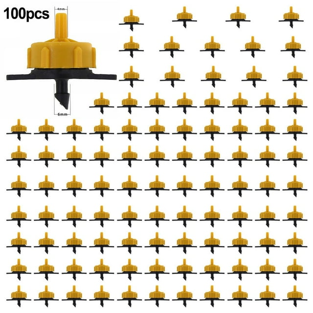MYG High Quality 100x Pressure Compensating Dripper for Efficient Garden Watering