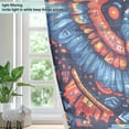 thumbnail image 4 of Yayeee Window Curtains Set of 2 for Living Room Light Filtering 63"x42", Blue Abstract Eagle, 4 of 7