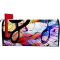 thumbnail image 5 of Coolnut Mailbox Cover Colorful Music Note Post Mail Box Cover Magnetic Mail Wraps Cover Oversize 25.4" L x 20.78" W, 5 of 5