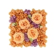 thumbnail image 3 of Panel de flores artificiales, decoraciones del Día de San Valentín para el hogar, bricolaje, regalos del Día de San Valentín, fondo para de , Naranja Naranja Púrpura Profundo, 3 of 8