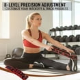 thumbnail image 6 of Fitness Resistance Band for Stretching and Yoga | Numbered 8-Section Elastic Training Band with Clear Markings for Full Body Stretching & Shaping, 6 of 8