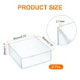 thumbnail image 2 of Uxcell 8 Pcs Protectores de Suelo de Silicona para Patas de Silla 3.1 x 3.1 pulgadas, Tapas Antideslizantes para Patas de Silla para Pisos de Madera, Reduce Ruido y Rasguños, Transparente, 2 of 6