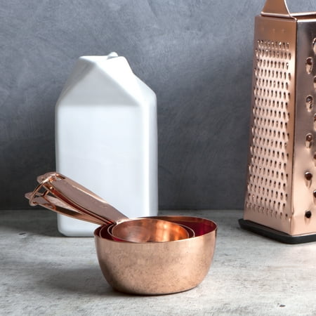 Thyme & Table 4-Piece Copper Measuring Cup Set