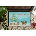 thumbnail image 2 of Carolines Treasures CK3488MAT Tibetan Spaniel Christmas Tree Door Mat Indoor Rug or Outdoor Welcome Mat 18x27 Doormat, 2 of 3