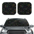 thumbnail image 6 of Lsque Dinosaur 2 PCS Windshield Sun Shade | CarFoldable Window Covers | Car Accessories Reflect UV for Universal Cars SUV Truck | Small, 6 of 7