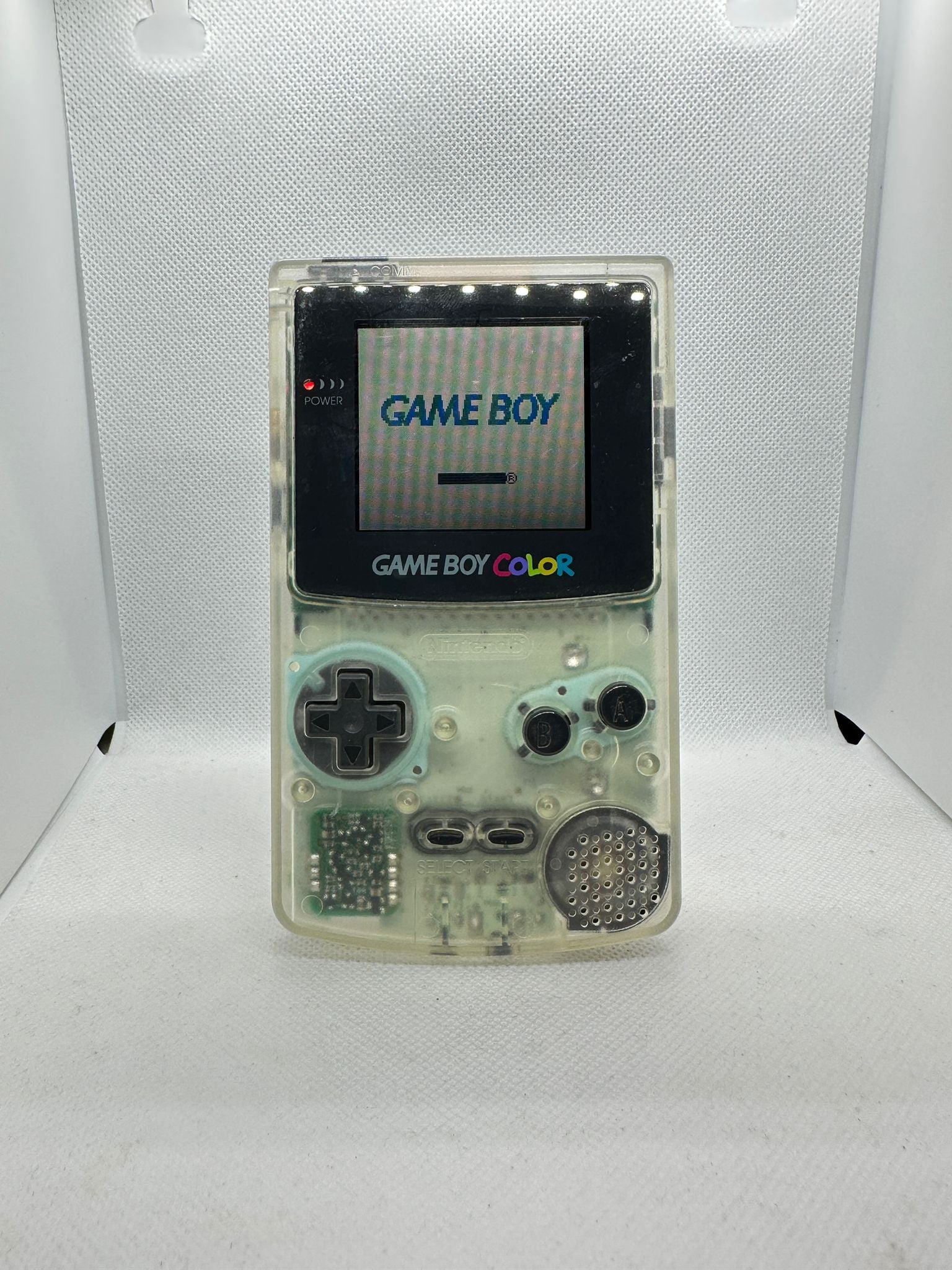 Nintendo GameBoy Color Clear Console GBC Tested 100 OEM Authentic