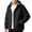 Black, variant on Softshell Jackets for Men Full Zip Hooded Lightweight Waterproof Outdoor Coats for Men Casual Fall Winter Windproof Outerwear with Zipper Pockets for Vacation Getaways and Daily Wear