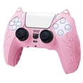 thumbnail image 3 of Cute Cartoon Cat PS5 Controller Silicone Case - Anti-Slip Anti-Scratch Shockproof Protective Cover for Sony PlayStation 5 DualSense Wireless Controller, 3 of 7
