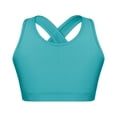 thumbnail image 2 of TiaoBug Kids Girls Sports Bra Sleeveless Crisscross Back Yoga Crop Top, 2 of 5