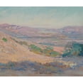 thumbnail image 2 of John Frost 14x12 Black Ornate Wood Framed Double Matted Museum Art Print Titled: Near Flintridge (1921), 2 of 5