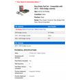 thumbnail image 2 of Rear Brake Pad Set - Compatible with 2012 - 2020 Dodge Journey 2013 2014 2015 2016 2017 2018 2019, 2 of 2