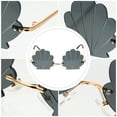 thumbnail image 6 of LABSERRON 1Pc Fun Sea Sunglasses Conch Design Fashionable PC Dark Grey Photo Prop for Partygoers, 6 of 8