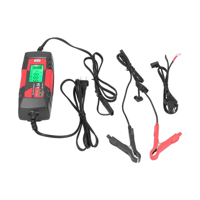 Chargeur Intelligent, Chargeur de Batterie de Voiture 6v 12V Chargeur de Batterie Multifonctionnel Qualité Inégalée