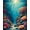 Blue, Pattern 3, variant on ODIKA 4'x6' Machine Washable Non-Slip Area Rug, Dynamic Ocean Wave Illusion Abstract Sea Surface Vortex Design High Traffic Rug, Blue, 141460