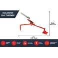 thumbnail image 4 of Allen Company Xcelerator Adjustable Manual Clay Pigeon Thrower, Orange, Steel, Throws 2 Clays, 8223A, 4 of 20