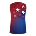 thumbnail image 5 of Kctiaxy Sleeveless Tops for Women Independence Day Patriotic V Neck Tank Tops Fashionable Casual Ribbed Summer Tops for Beach Vacation, 5 of 5