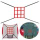 thumbnail image 1 of Red Práctica Béisbol Objetivo Zona Ataque Ajustable para Batear(9 Grids), 1 of 9