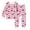 A-Pink, variant on Miaoju Halloween Pajamas Sets Ghost Print Long Sleeve Shirts and Pants Nightwear Set Loose Sports Top 2 Piece Cotton Pajama Outfits