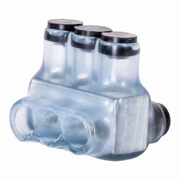 Polaris Wire Connector, 3 Port, Clear, Plastisol Insulation IPLD4-3CB