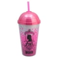 thumbnail image 3 of Vaso Doble Pared Tapa Domo Y Popote, Colección Wicked, Diseño Glinda Pink, Vaso con Brillos, Capacidad 500 Ml, 3 of 4