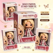 Dolly Collectible Resin Figure,Dolly Collectible Vinyl Figure, Resin Crafted Decor Statue, Country Music Star Display Toy for Home Shelf & Fan Collection 10cm