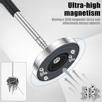 35LB Magnetic Sweeper Telescoping Pick-Up Tool,Screws Parts Finder,Retractable Handle 8.3 to 33 Inch Pick Up Nails Screw,1 * magnetic sweeper