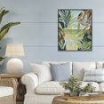 thumbnail image 3 of Stupell Industries Bohemian Coastal Morning Leaves Black Framed Giclee Art, 24 x 30, by Dani Heyward, 3 of 8