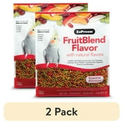 (2 pack) ZuPreem FruitBlend Flavor with Natural Flavors Bird Food for Medium Birds