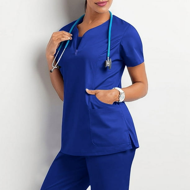 Conjunto de ropa quirúrgica para dentista oral, ropa de lavado dividido, ropa de enfermera de hospital de secado rápido elástica