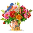 thumbnail image 4 of Cartulina desplegable Love Poppy Blooms con ramo desmontable, 4 of 5