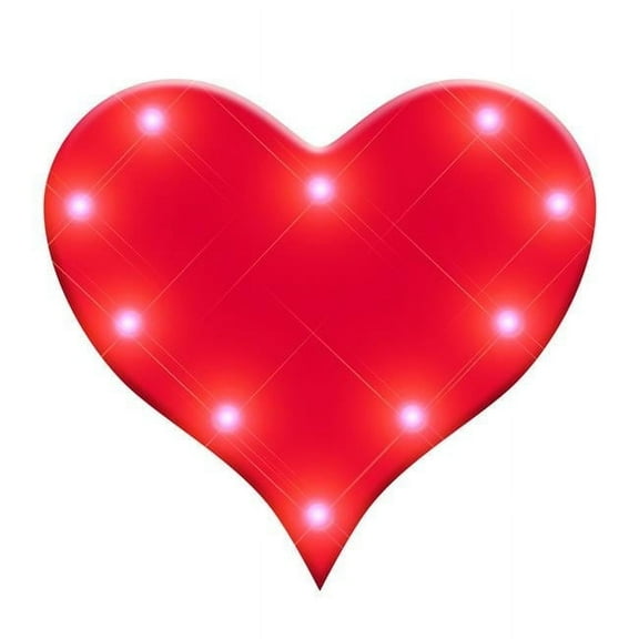 Blinkee 525000 Red Heart Flashing Body Light Lapel Pins