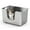 Wide Side Entry, variant on Ptlom Stainless Steel Litter Box with 13.7'' High Sides Anti-Splashing Seamless Metal Litter Box Extra Large Low Entry Litter Pan for Big Cats