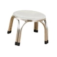 thumbnail image 4 of Taburete apilable redondo de acero inoxidable, antideslizante, portátil, resistente, para aulas, muebles para el hogar y sala de estar. 22 centímetros, 4 of 8