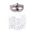thumbnail image 2 of Velo Facial Para Danza Del Vientre Para Mujer, Máscara De Mardi Gras Para Juegos De Rol, Disfraces, Vacaciones, Plata, 2 of 8