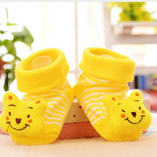 Product Category Baby Care - Cartoon Baby Boots Socks Slipper Safe Soft Fiber Non Easy Change for Little Ones
