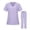 01-Light Purple, variant on Scrub Sets for Woman,V-Neck, Short Sleeve, Nurse Scrub Top & Jogger Pants,Medical Workwear for Nurses Blue L