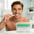 thumbnail image 3 of RAGUPEL 2026 New 160Pcs Flossers for Adults Precise Cleaning Dental Tools Anti-Slip Design Lightweight Design Tooth Picks Flossers for Home, Travel, Office, Green, 3 of 5