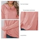 thumbnail image 5 of Jersey para mujer, camisa, cuello vuelto, manga larga, hombros caídos, sudadera holgada y cálida para invierno y otoño, 5 of 6