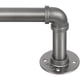 thumbnail image 1 of Barra para Cortina Zeerobee 81-122 cm Gris Industrial Ajustable, 1 of 9