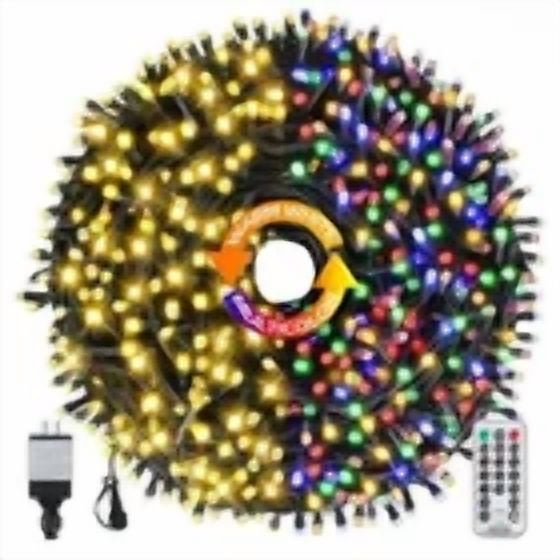 170FT 500 LED Christmas Lights Outdoor 170FT 500LED Warm White & Multicolor