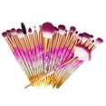 thumbnail image 2 of Make-Up Brushes, 20 Premium Cosmetic Make-Up Brush Set For Mixing Foundation Powder Blush Concealers Highlighter Eye Shadow Brush Kit (Rose Gold), 2 of 6