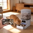 thumbnail image 4 of Lksixu Pet Supplies 6L Smart Pet Feeder For Dogs Cats Automatic Food Dispenser With Timer Part Control Remote Feeding Voice Interaction And Video Surveillance Capabilities for Small Dogs and Cats, 4 of 7