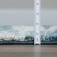 thumbnail image 6 of Addison Reston Modern Geometric Shag Blue Area Rug, 6 of 8