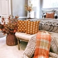 thumbnail image 4 of Fall Pillow Covers 18x18 inch Set of 2 Fall Decoration Pumpkin Decor White Autumn Outdoor Pillow Cover Thanksgiving Decoration for Home Couch TH-120A18, 4 of 6