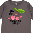 thumbnail image 3 of Inktastic You Are Cherry Sweet with Cherries and Hearts Boys or Girls Long Sleeve Toddler T-Shirt, 3 of 4