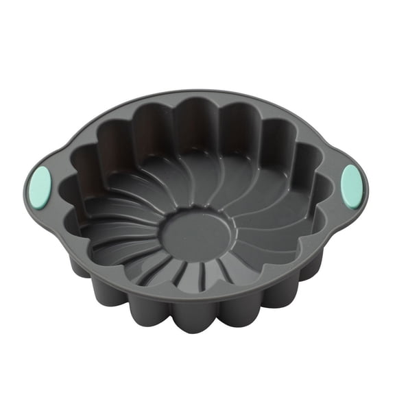 Homelife Silicone Cake Mold Nonstick Round Charlotte Cake Pan for Cheese Cake Chocolate BPA-Free Easy Release Fondant Molds Gift for Bakers