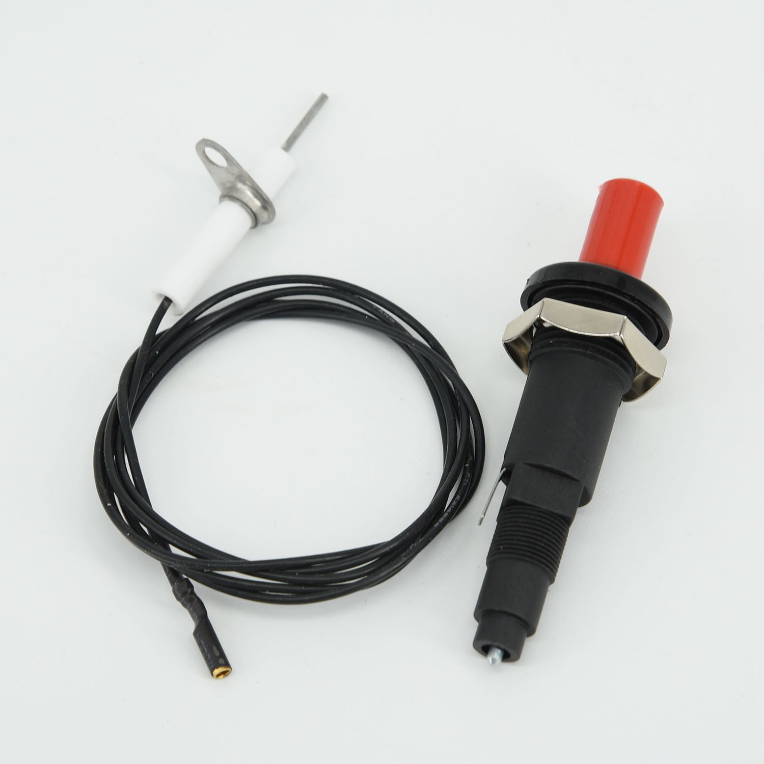 Camping Piezo Spark Ignition Set Cable Push Button Igniter Gas Grill BBQ Tool US 