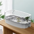 thumbnail image 5 of Turtle feeding tank with sun drying table and cover for household use, 5 of 5