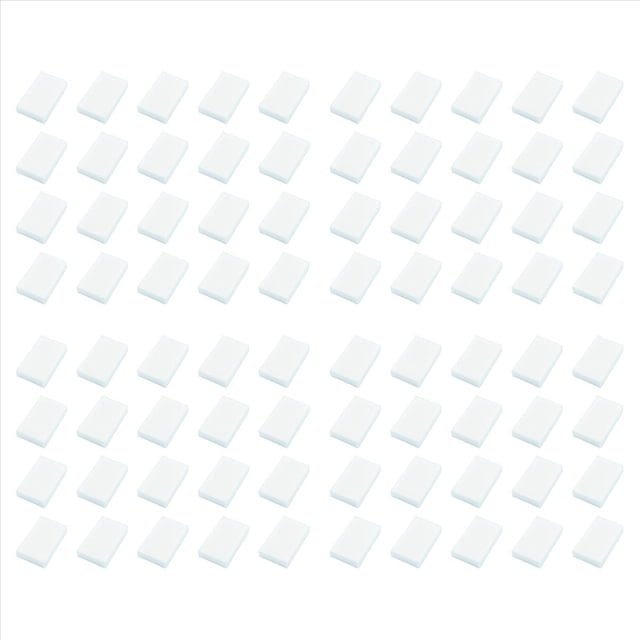 80pzs Multi Esponja Magica Limpiador de Espuma Limpia Borrador de Limpieza Lavado de Coches Cocina 10cmX6cmX2cm ()